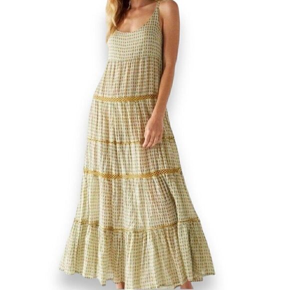 Free People Midnight Dance Print Maxi Slip Dress - Picture 4 of 10